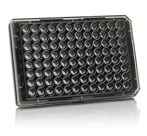 Thermo Scientific™ 96 Well Black/Clear Bottom Plate, TC Surface