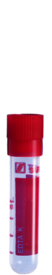 Sarstedt EDTA K3E Sample tube, 2 ml, cap red, with print