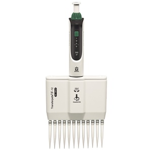 BrandTech™ BRAND™ Transferpette™ S-12, Adjustable Volume, Micropipette, 12-channel
