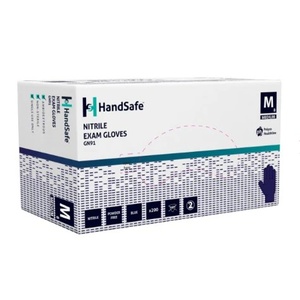 HandSafe® Powder Free Blue Nitrile Examination Gloves