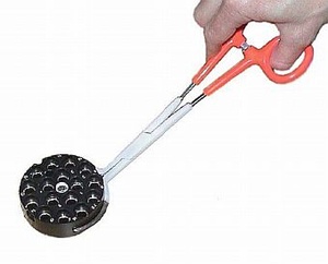 Bent Cryo Tongs (for puck manipulation)