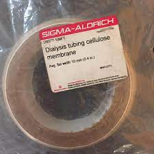 Dialysis tubing cellulose membrane, avg. flat width 43 mm (1.7 in.), 100ft.