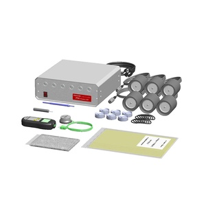 Hemotek 6 feeder System with 3ml reservoirs and a dedicated digital thermometer