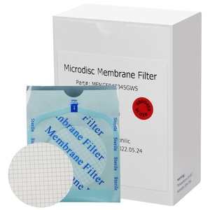 Microdisc® Membrane Filter, sterile, CN membrane, White with black grid, Diameter 47mm, Pore size 0.45μm