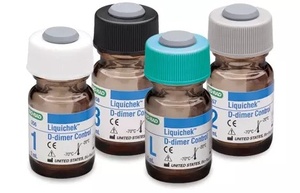 Liquichek D-Dimer Control, Four Level MiniPak, 4x1mL