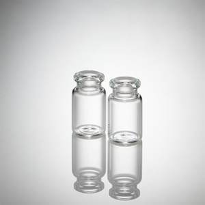 Clear Headspace Vials with flat bottom, 22.5x38mm, 6mL