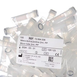 Sarstedt Screw cap micro tube, 2 mL, sterile