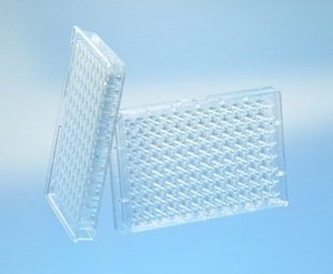 Greiner Bio One™ CELLSTAR™ Half Area Microplate with Lid, TC Treated, Sterile, Flat Bottom, Chimney Style, 96-Well, 32/case