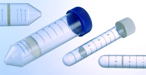Leucosep™ Sterile Tubes conical bottom, graduated, porous barrier, prefilled with 1.077 g/mL Leucosep medium.