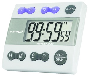 VWR®, Digital Timer, Four Channels, with Clock