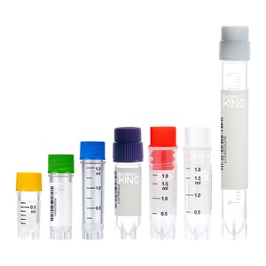 CryoKING® Side Barcoded Cryogenic Vials – External Thread, Sterile