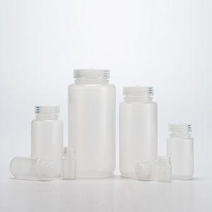 Biologix HDPE Plastic Wide-Mouth Bottle, Autoclavable with screw cap, Sterile