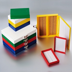 Biologix Slide Storage Boxes, Assorted Colours, ABS