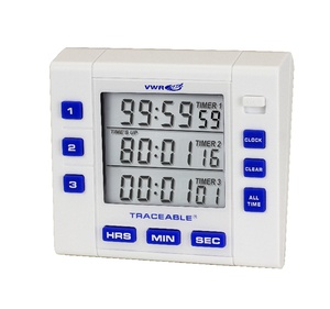 VWR® Traceable Digital Timer, Three Channels, with Clock