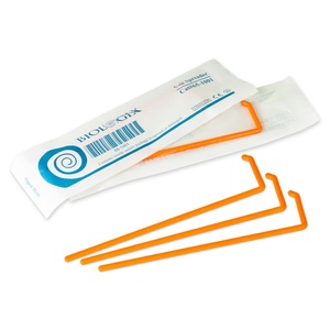 Biologix® Cell Spreaders, L-shape, Orange, Case of 500