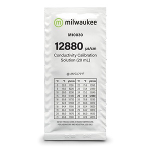 Milwaukee Conductivity Calibration Solution Sachets, 20 mL x 25 Packs