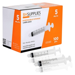 1Ml Syringe Sterile With Luer Lock Tip, 100/Pack