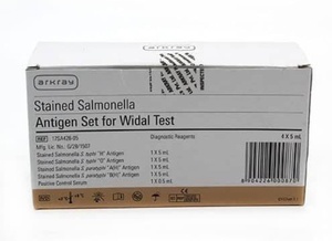 Arkray Stained Salmonella Antigen Set For Widal Test, 1X5Ml - H & O Per Pack