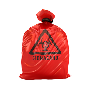Biohazard Autoclavable Bags Red, 50Cmx75Cm, 50 Liters Volume, 100/Pkt