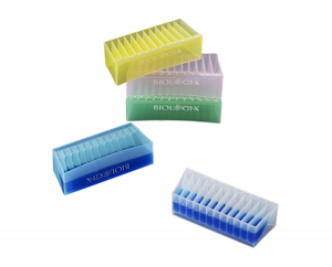 Biologix Solution Basins, 12-Channel Flip-Sidetm, Pp, Non-Sterile, Assorted Colors, 25 Pieces/Bag