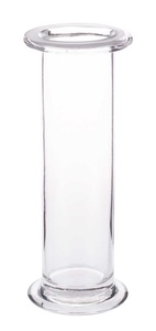Gas Jar Cylindrical 20 x 5cm with Lid