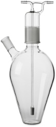 Gas Washing Bottle, 1200 ml without Base, with Stopper, C Frit, 45/50 Joint