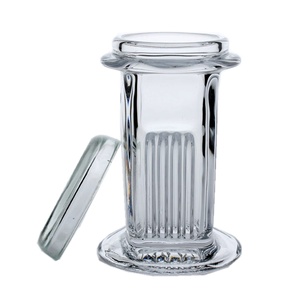 Glass Coplin Staining Jar