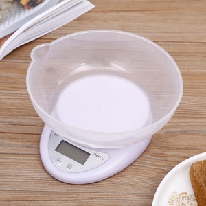 Electronic Kitchen Scale With Pan 1G - 5Kg