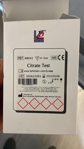 Liofilchem Citrate Test For The Identification Of Enterobacteriaceae And Non-Fermenting Gram-Negative Bacteria, 30 Tests