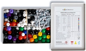 Molecules Kit 240 Pcs(89 Pcs Of Atoms And 109 Pcs Of Links And 1 Pc Of Remover Tool) 