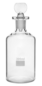Pyrex BOD Bottle With Glass Stop Cork, 300Ml