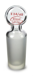 Boro 3.3 Glass Hollow Stopper with closed bottom