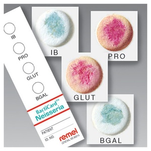 Thermo Scientific™ Remel™ Bacticard™ For Presumptive Identification Of Neisseria Spp. And Moraxella Catarrhalis, 25 Tests/Kit